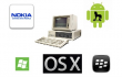  Microsoft ,  Apple ,  Google ,  RIM ,  Nokia ,  IBM 