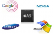  Apple ,  Microsoft ,  Windows 8 ,  iPhone 5 ,  iPhone 4S ,  Nokia ,  Samsung ,  Bada ,  Dell ,  HTC 