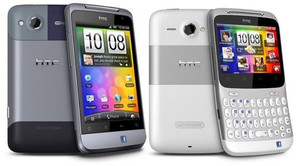 HTC, Android, Salsa, ChaCha, Facebook