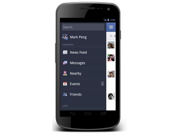 Facebook, Android