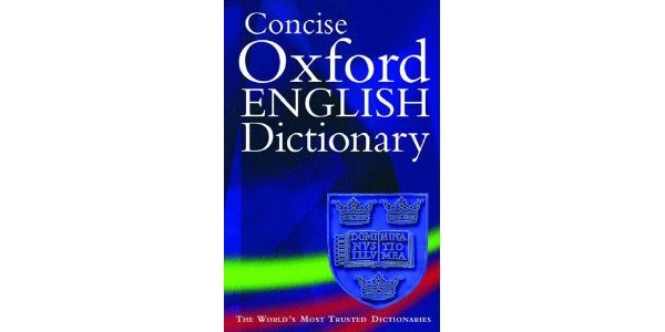 Concise Oxford English, dictionary, 