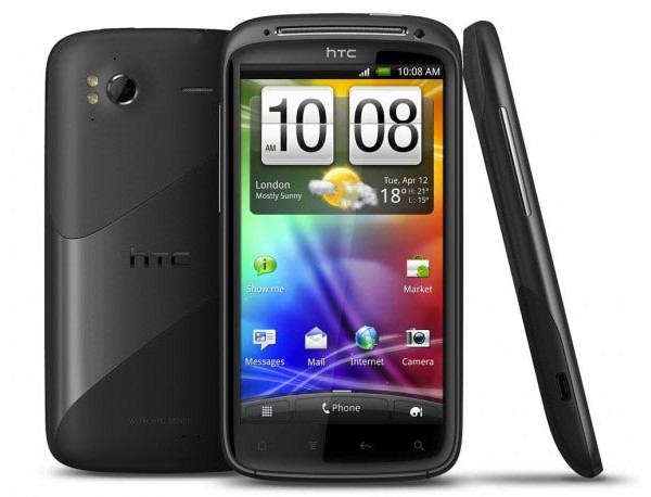 HTC, Sensation, iPhone,  