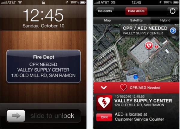 iPhone, приложение, первая помощь, Сан-Рамон, Fire Chief, сердечно-лёгочная реанимация