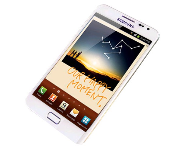 Samsung, Galaxy Note, белый