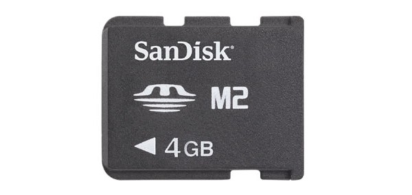 sandisk, m2, 4gb memory card