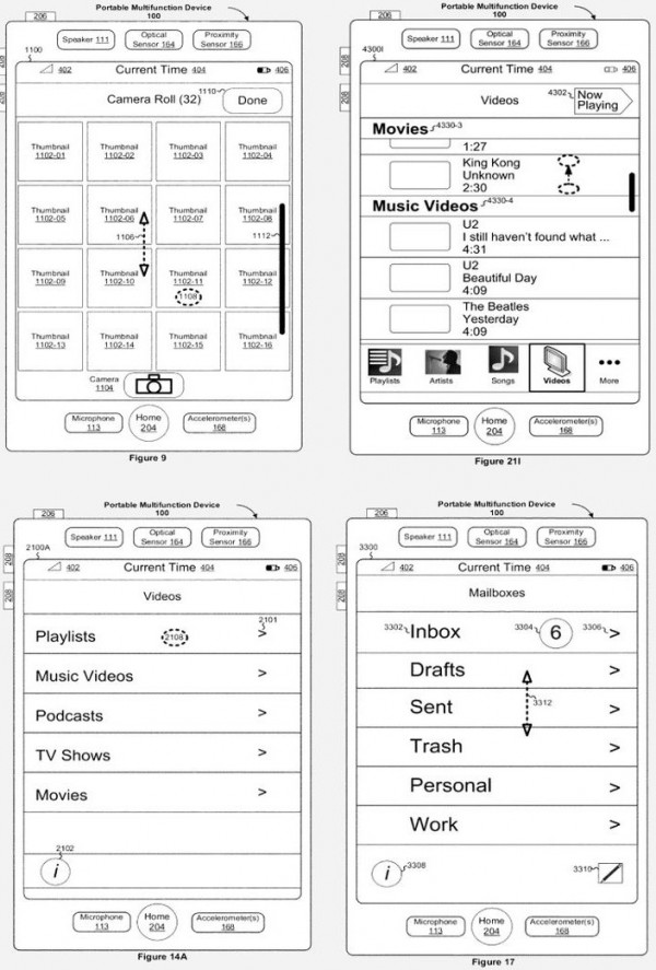 Apple, iOS, патент