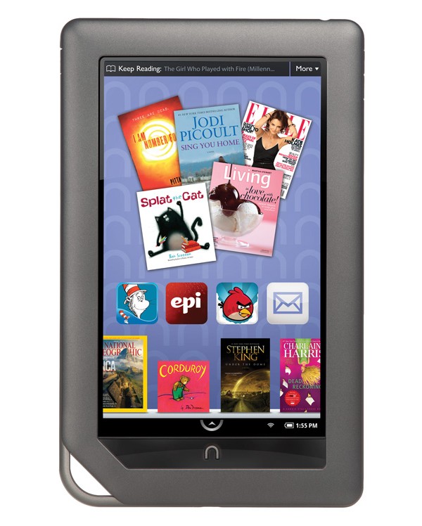 Barnes & Noble, Nook Color, Android, Amazon, Kindle, e-readers, электронные книги