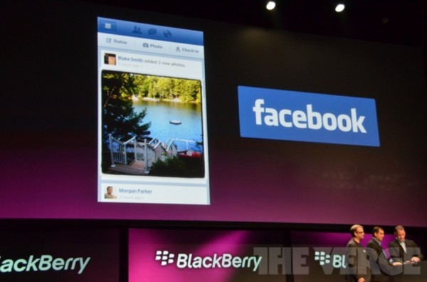 RIM, BlackBerry 10, Twitter, Facebook