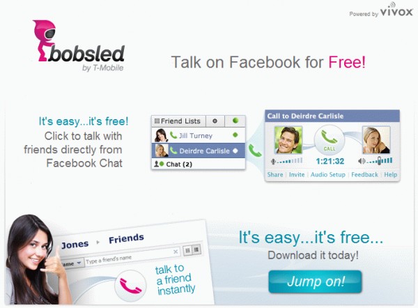 T-Mobile, Bobsled, Facebook, VoIP