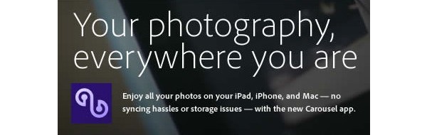 Adobe, Carousel, Mac, iOS