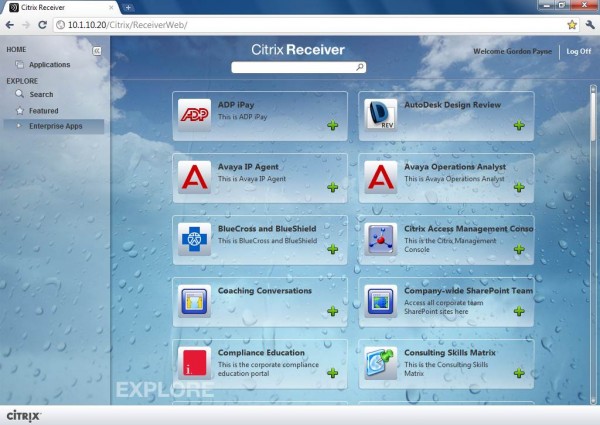 Chrome OS, Citrix, Receiver, 