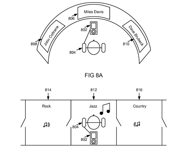 Apple, Directional Audio Interface for Portable Media Device, Apple TV, ,  