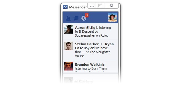 Facebook Messenger, Чат для Windows
