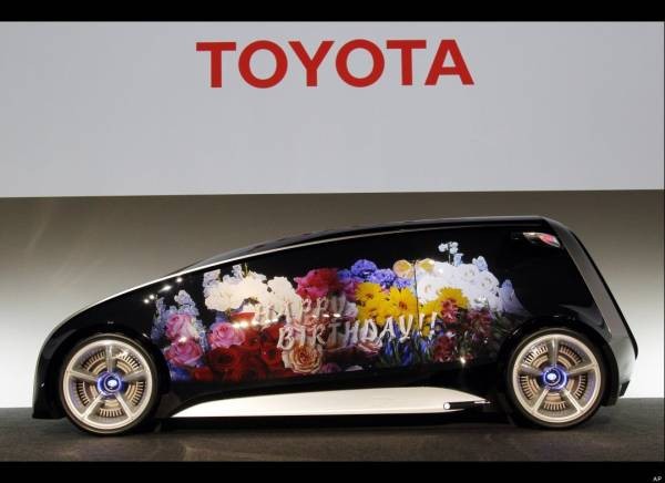 Toyota, концепт, ЖК-панели