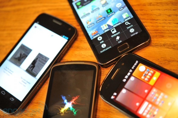 Google, Samsung, Galaxy Nexus, SGS II, Galaxy S II, Nexus One, Nexus S, Android, Android 4, Ice Cream Sandwich