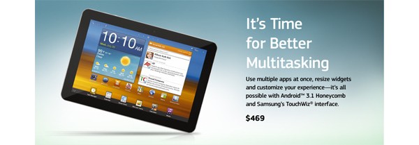 Samsung, Galaxy Tab 8.9, Android, Gingerbread,  