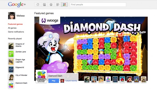 Google Plus, Games, 