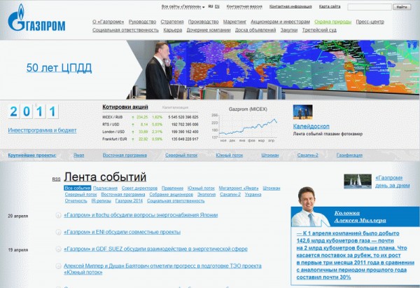 Gazprom, Internet, , , 