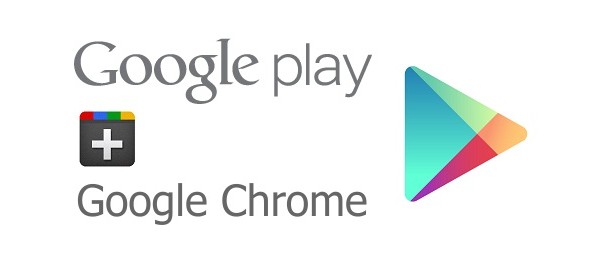 Google Chrome, Google Play, Google+