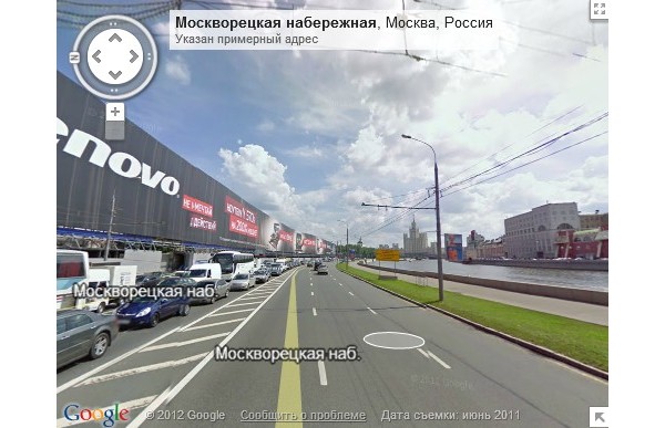 Google Maps, Россия, картография