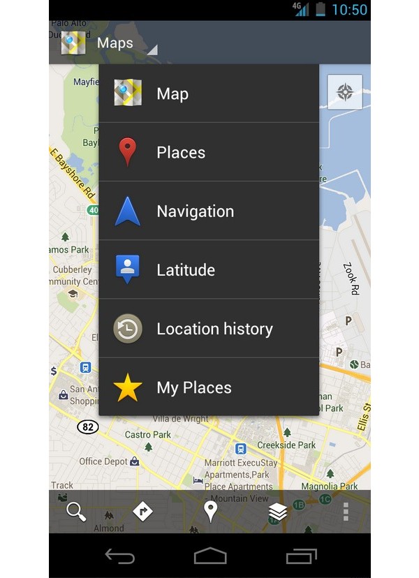 Google Maps 6.0, Android, navigation