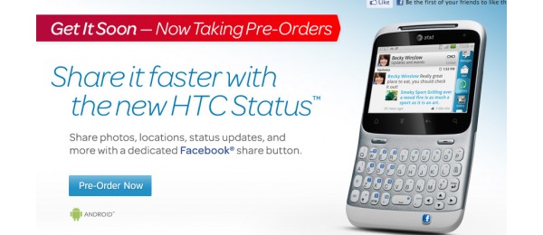 HTC Status:   Facebook  