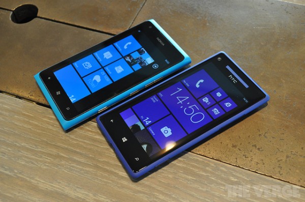 Windows Phone 8, HTC 8X, Lumia 920