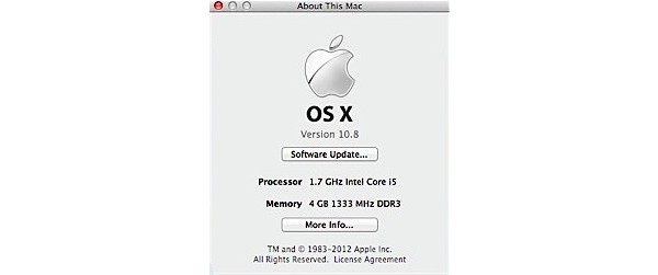 Apple, OS X 10.8, Mountain Lion