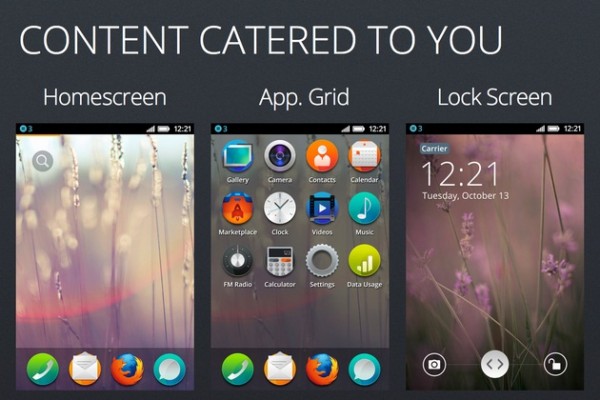 Mozilla, Firefox OS, UI