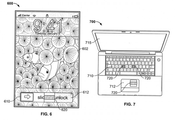 Apple, iPhone, MacBook, патент