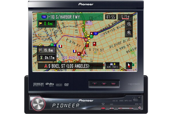 pioneer, gps, car audio, ipod, AVIC-N4