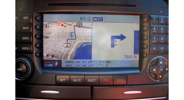 Mercedes, GPS navigation system, COMAND