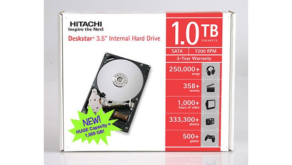 Hitachi, storage, HDD, 4 TB, 2009, жесткие диски