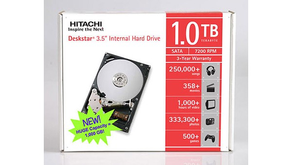 Hitachi, storage, HDD, 4 TB, 2009,  
