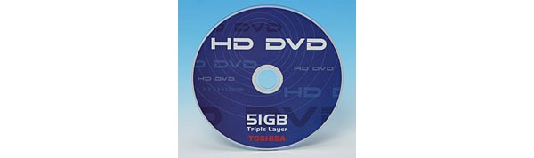 Трёхслойный HD DVD-диск Toshiba 