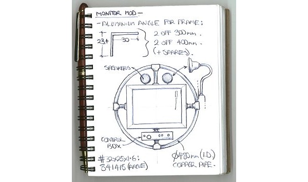 modding, mod, steampunk, computer, LCD, , , ,  