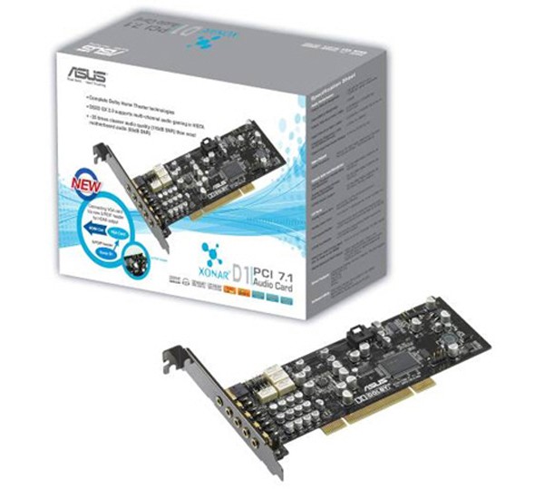 ASUS, Xonar, D1, sound card,  