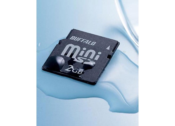 Buffalo, waterproof memory cards, microSD, miniSD, SD