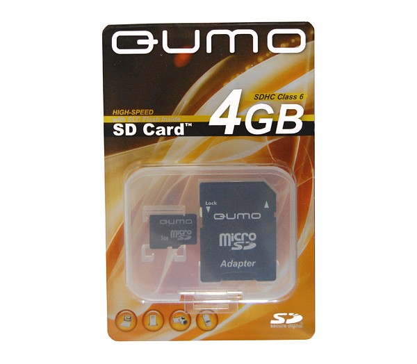 - QUMO: MicroSDHC