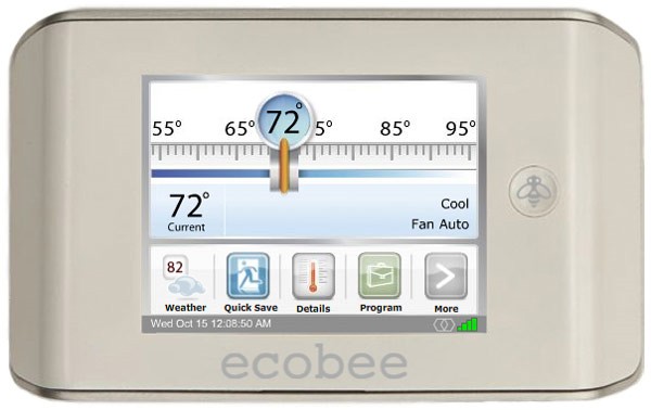 Ecobee, thermostat, Wi-Fi, термостат