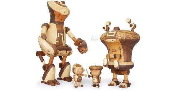 robots, Toys, electronics, gadgets, wood