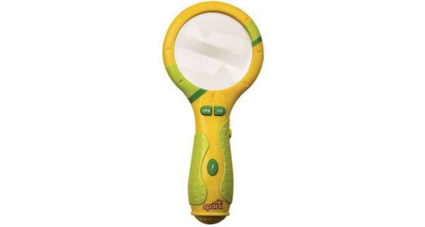 Talking Bug Identifier, magnifying glass