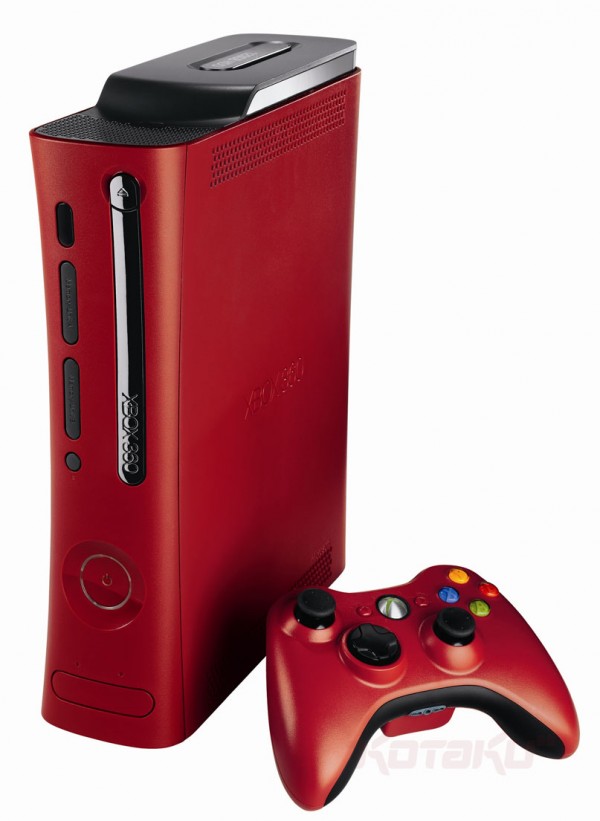 Официальное фото красной Xbox 360 Elite