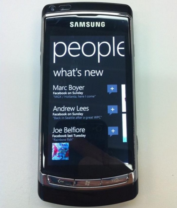 Samsung, Cetus, Windows Phone 7