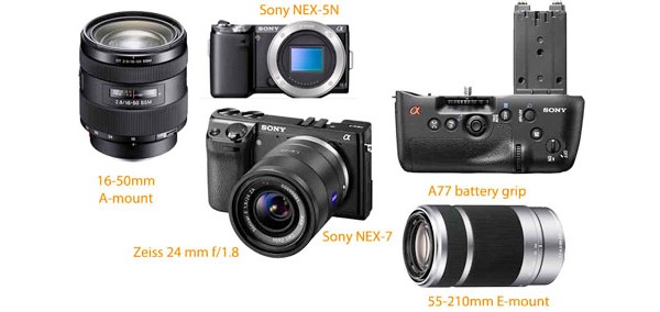 sony, alpha, nex, 