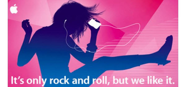Apple, its only rock and roll, iPod
