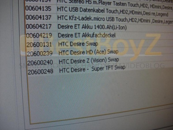 HTC, Desire HD, Desire Z, Vodafone