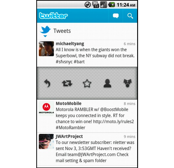 Twitter, Android