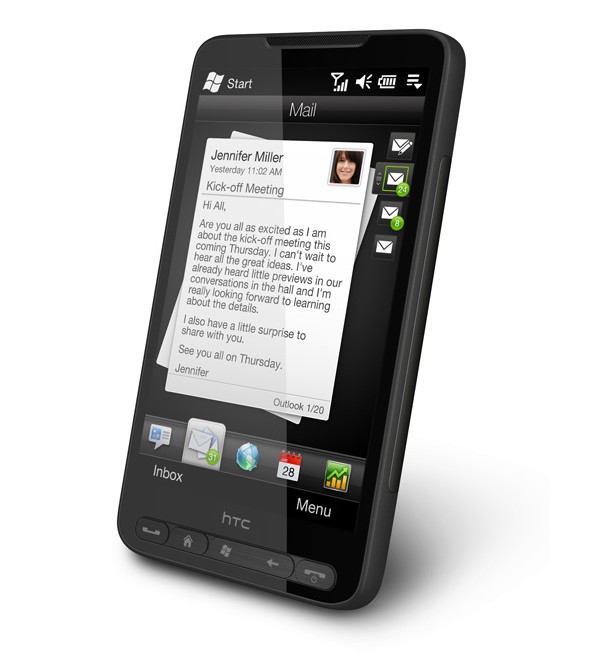 HTC, HD2, multi-touch, WM, Windows Mobile
