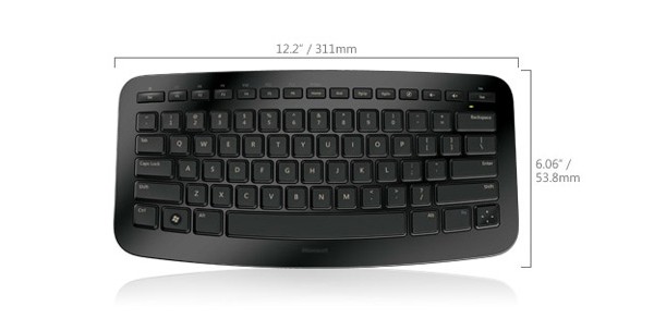 Microsoft, Arc Keyboard, CES 2010